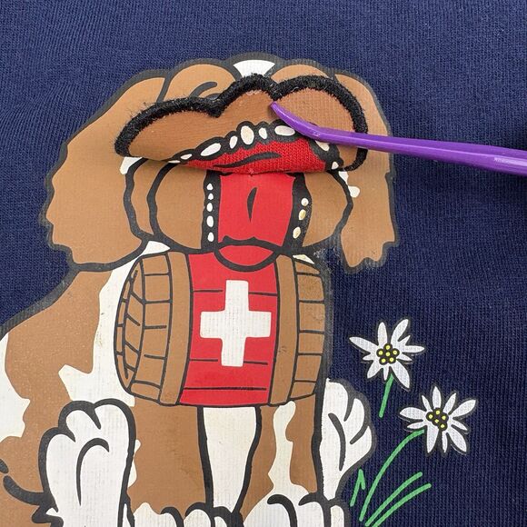 Splash Arts Switzerland T-Shirt 3D St. Bernard Rescue Dog Open Mouth 128 7/8 - Picture 5 of 8